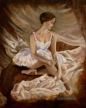 Russian ballett Tänzerin Ölgemälde